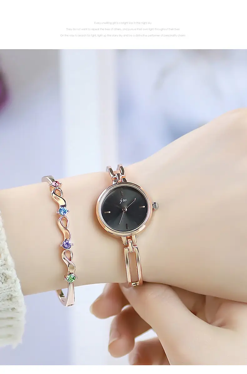 Jw Rose Gold Women's Quartz Bracelet Watch — feature 14