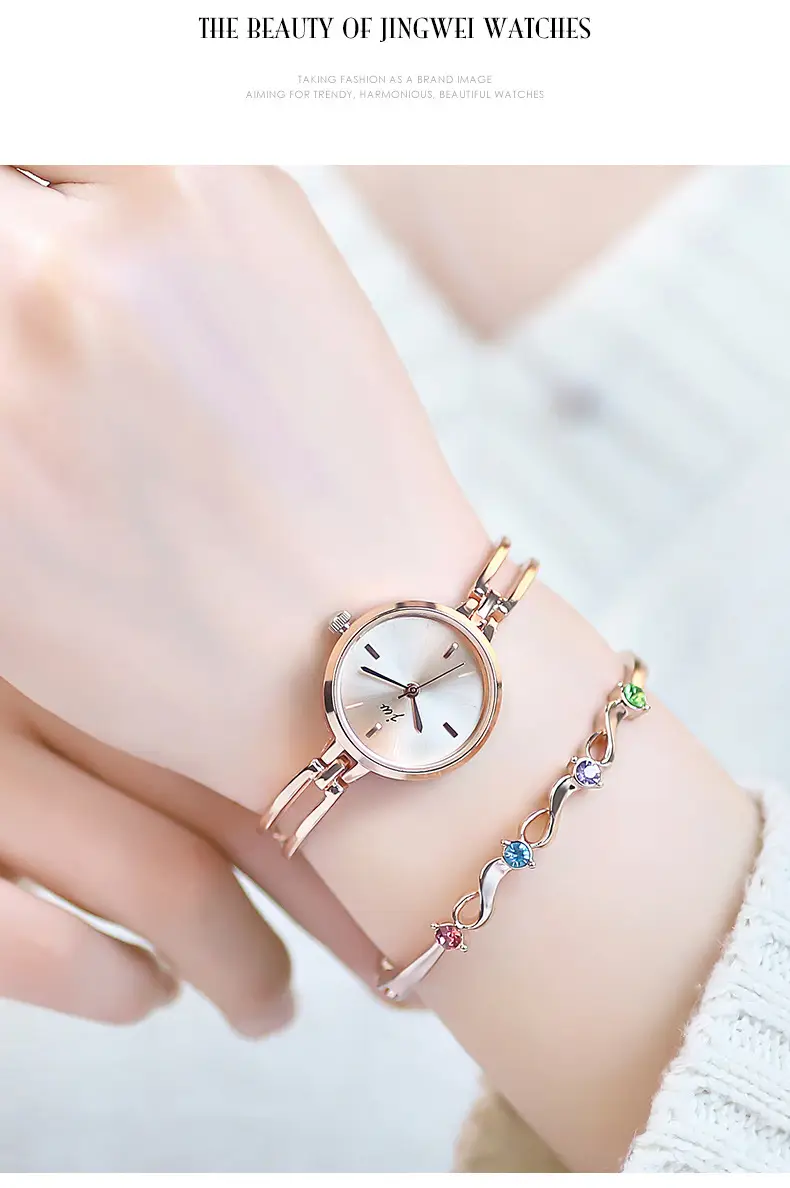 Jw Rose Gold Women's Quartz Bracelet Watch — feature 5