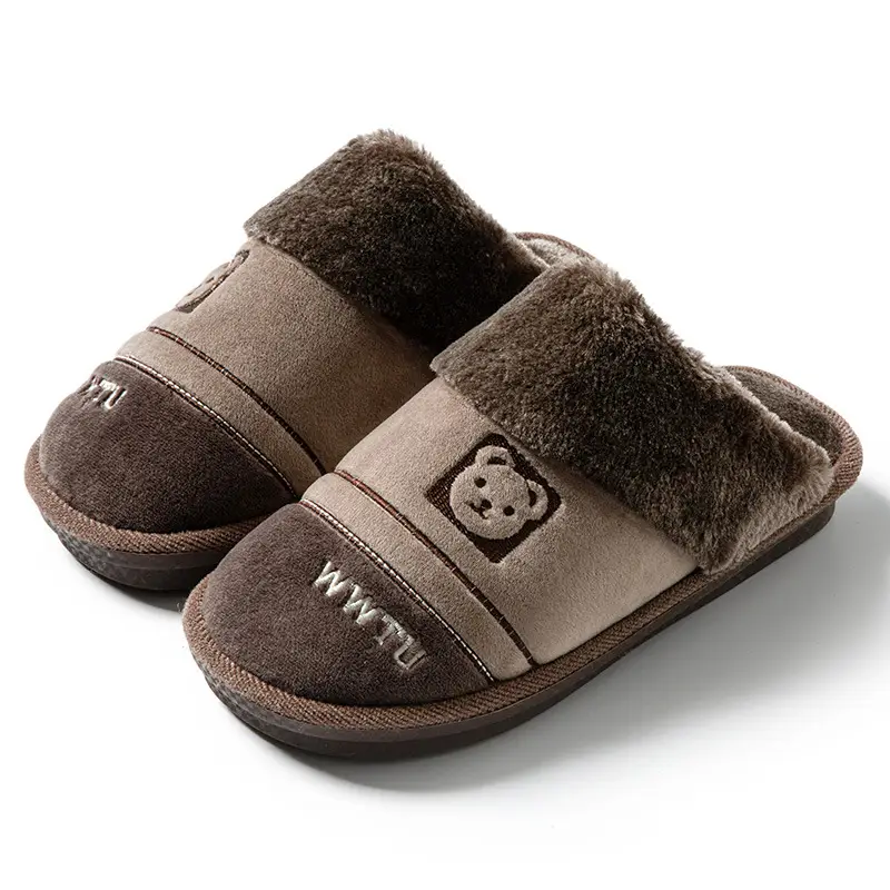 2023 Winter Cotton Slippers for Women, Home Couple Non-Slip Warm Thick-Soled Household Slippers for Men, Outdoor Wear, Extra Thick and Warm - Image 10
