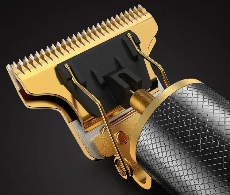 Rechargeable Hair Clipper with 5 Blades & Cleaning Brush — feature 15
