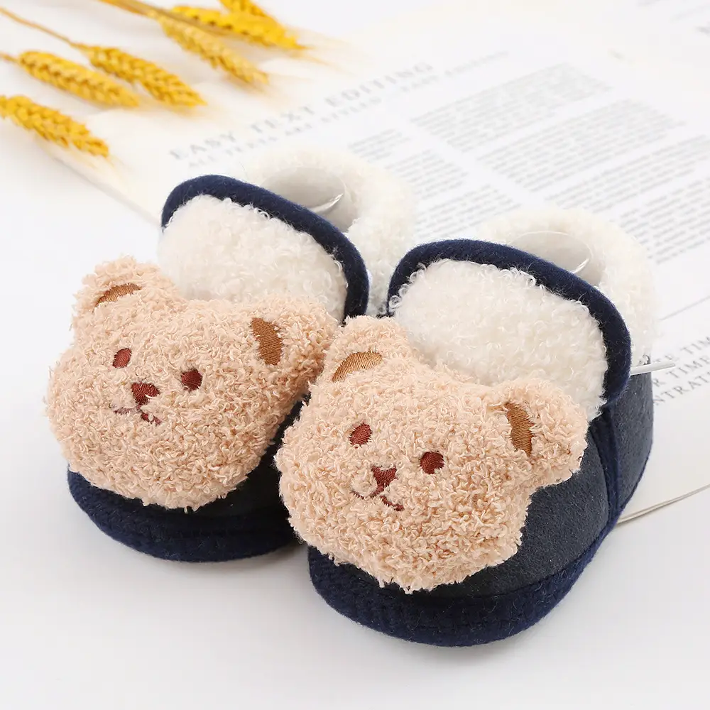 2023 new autumn and winter cute cartoon baby shoes baby shoes 0-1 years old newborn soft bottom toddler shoes warm — feature 12