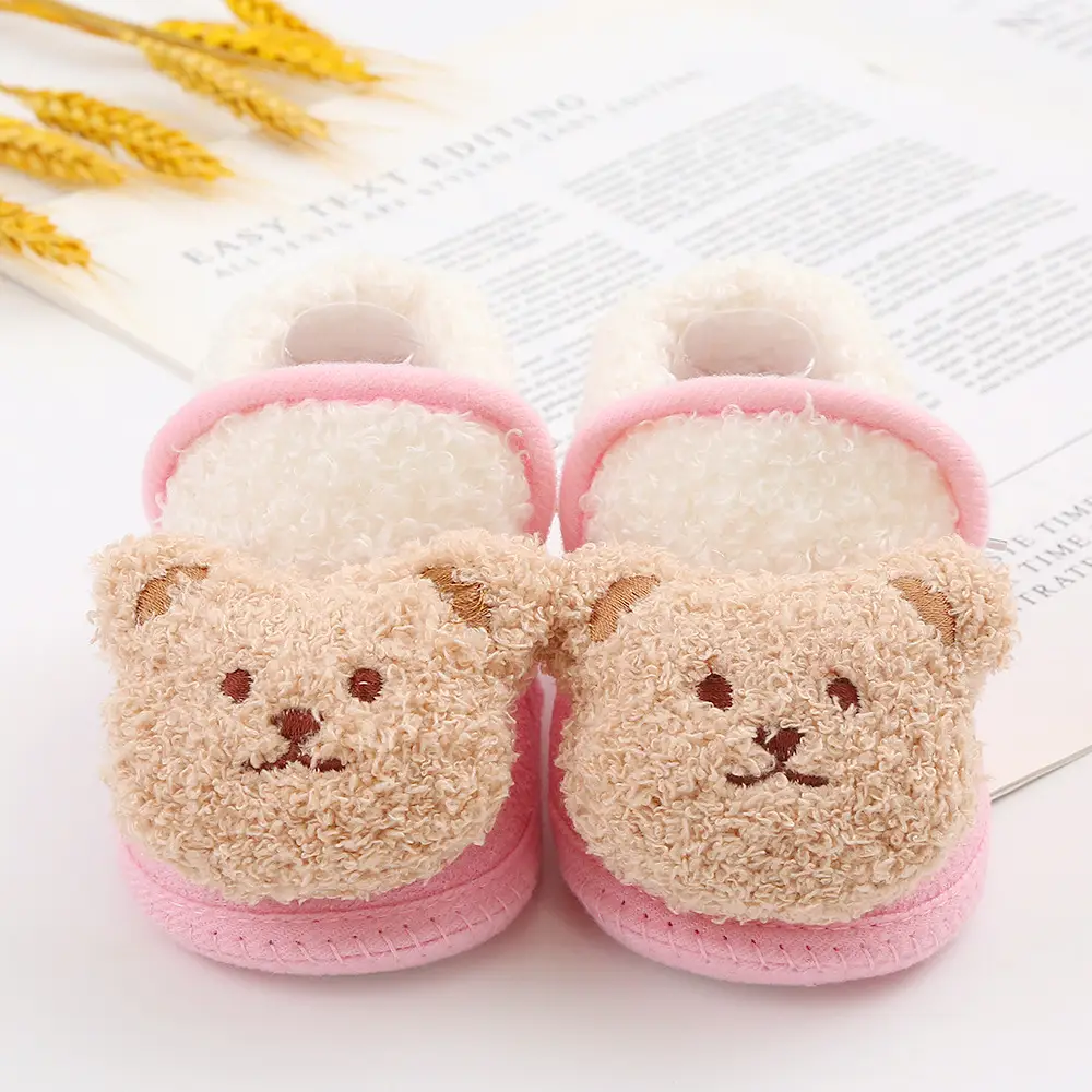 2023 new autumn and winter cute cartoon baby shoes baby shoes 0-1 years old newborn soft bottom toddler shoes warm — feature 13