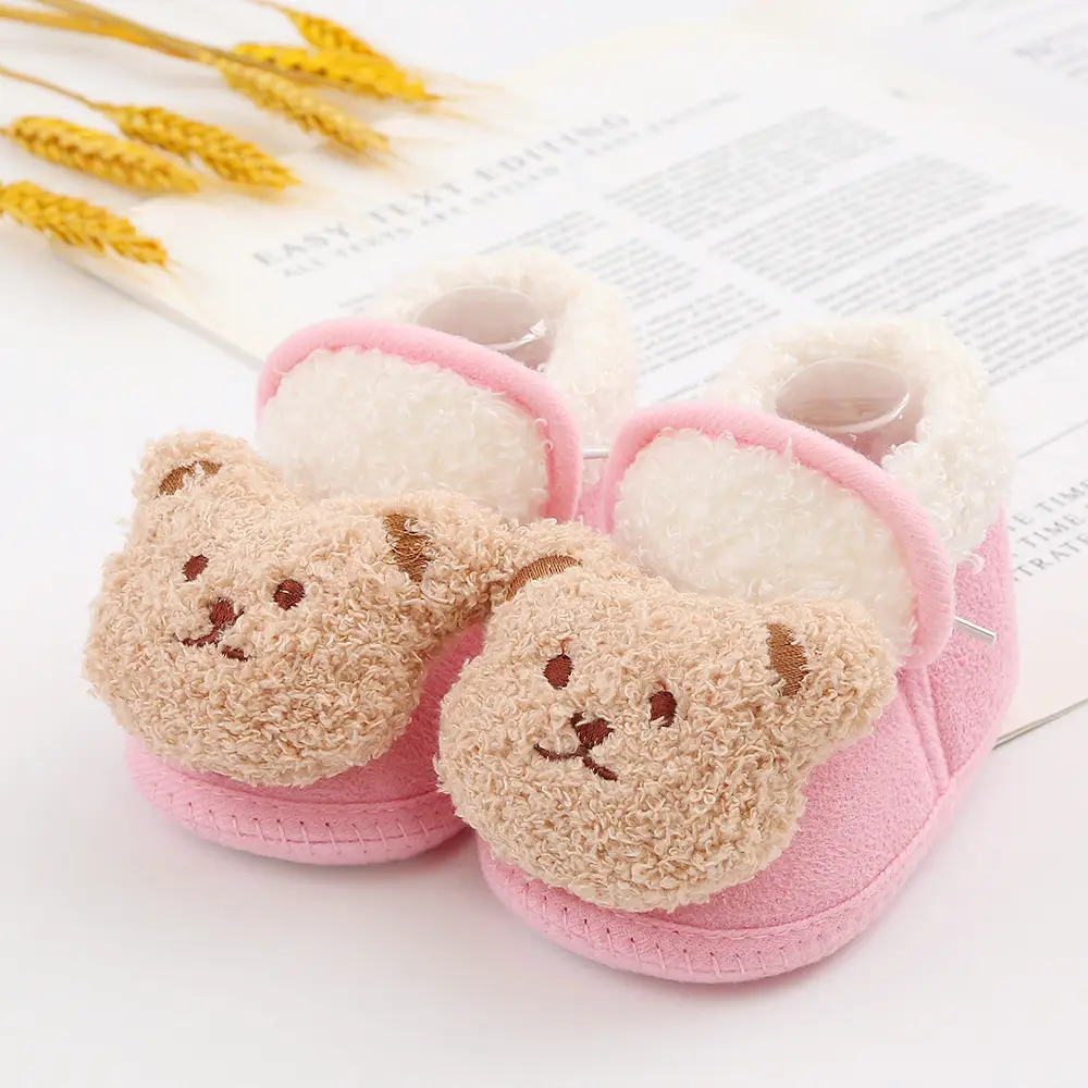 2023 new autumn and winter cute cartoon baby shoes baby shoes 0-1 years old newborn soft bottom toddler shoes warm — feature 14