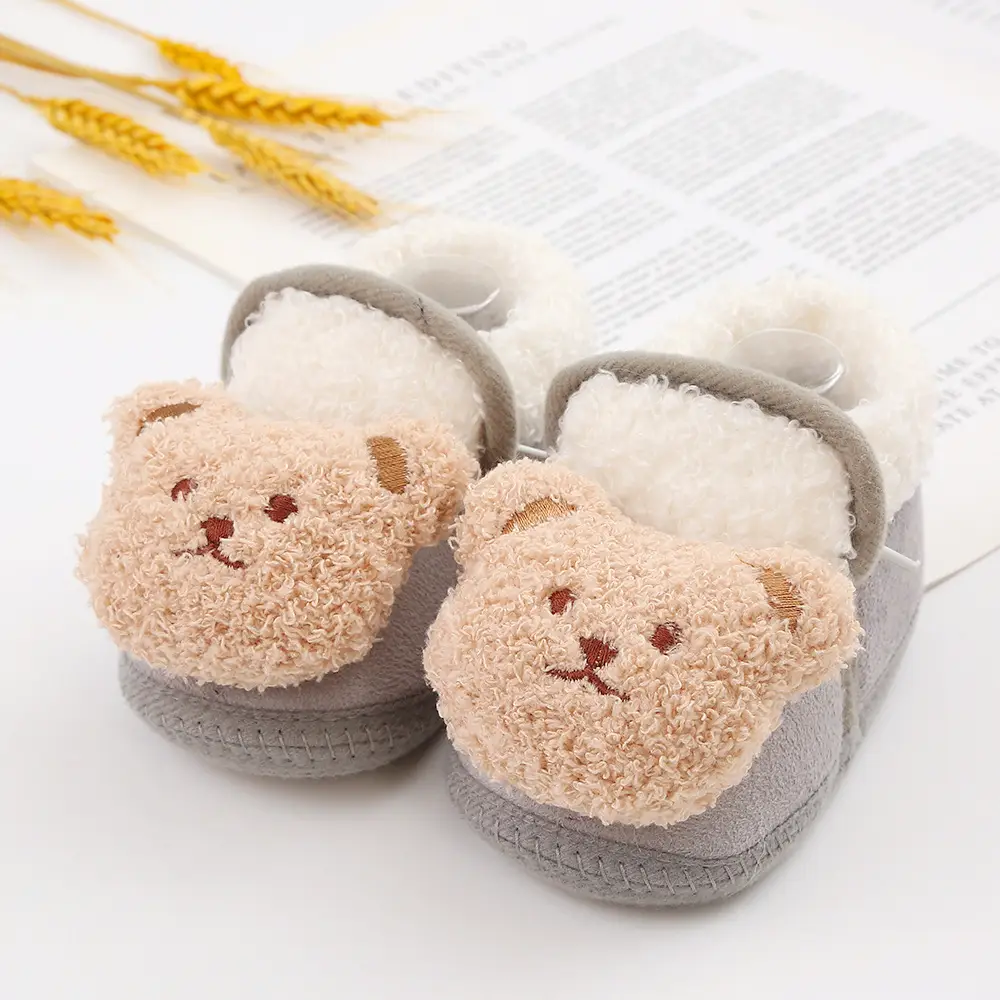2023 new autumn and winter cute cartoon baby shoes baby shoes 0-1 years old newborn soft bottom toddler shoes warm — feature 7