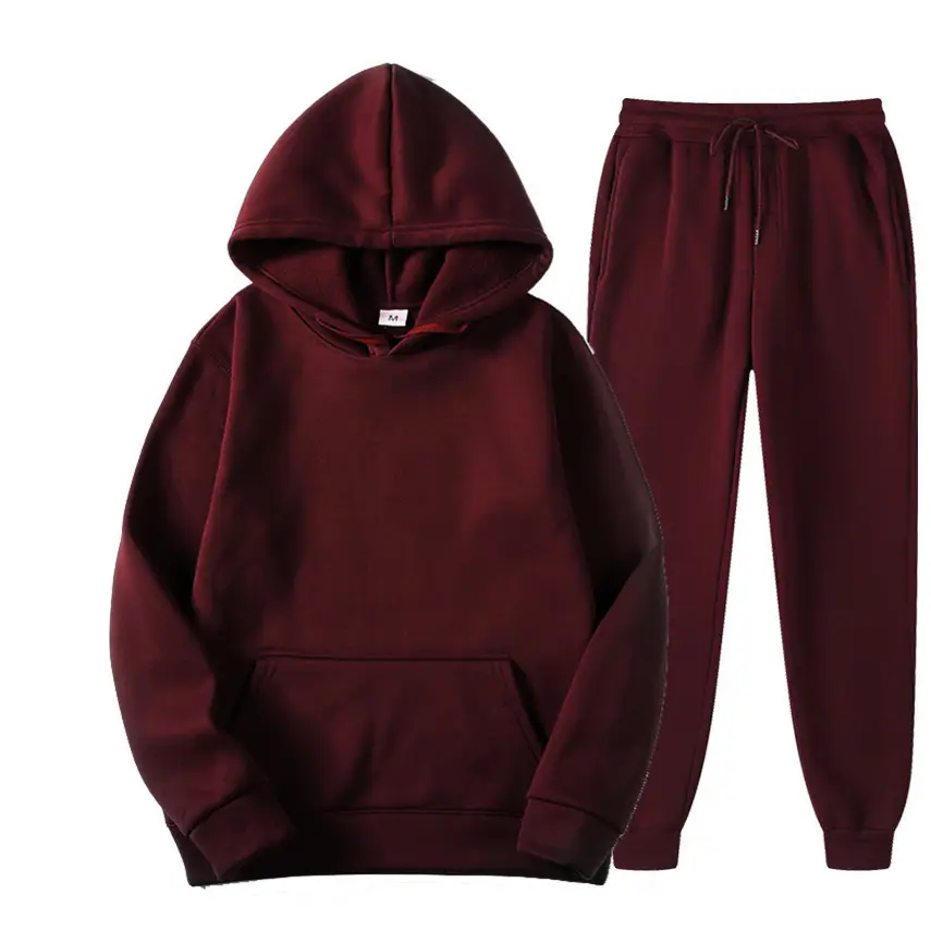 Men's Light Beige Hoodie & Trousers Set - Image 7