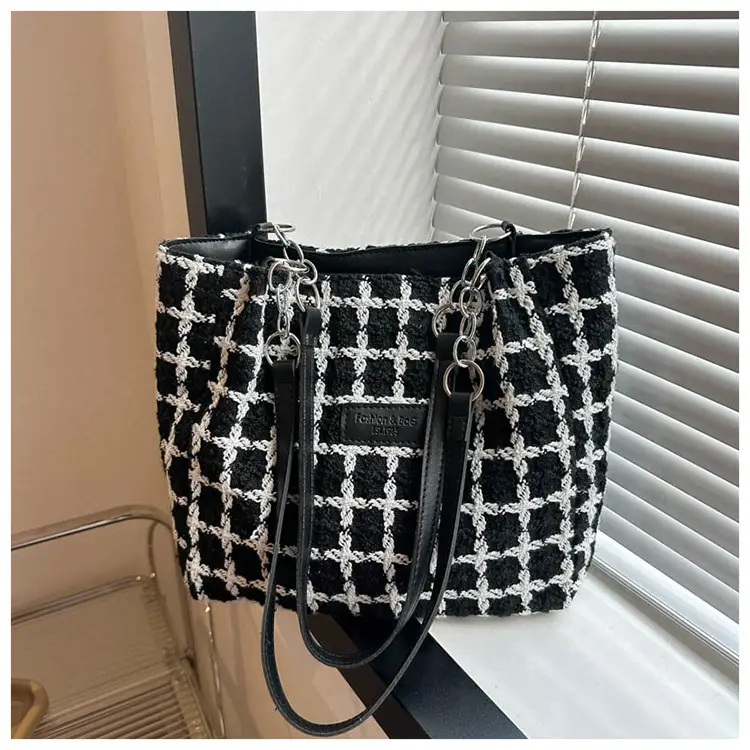 Women Plaid Shoulder Bag 2026 Spring Summer — feature 23