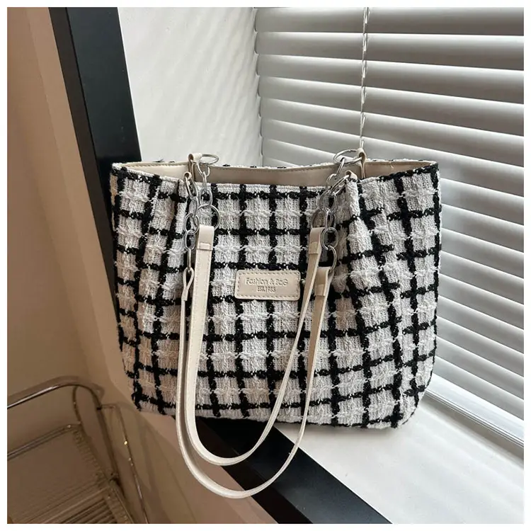 Women Plaid Shoulder Bag 2026 Spring Summer — feature 25