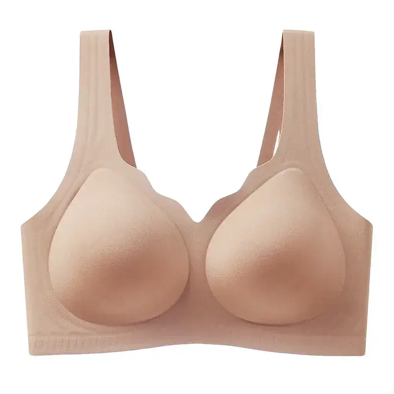 2023 Wireless Sports Bra Black Full Cup Support - Image 12