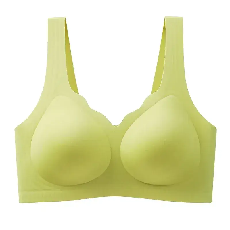 2023 Wireless Sports Bra Black Full Cup Support - Image 22