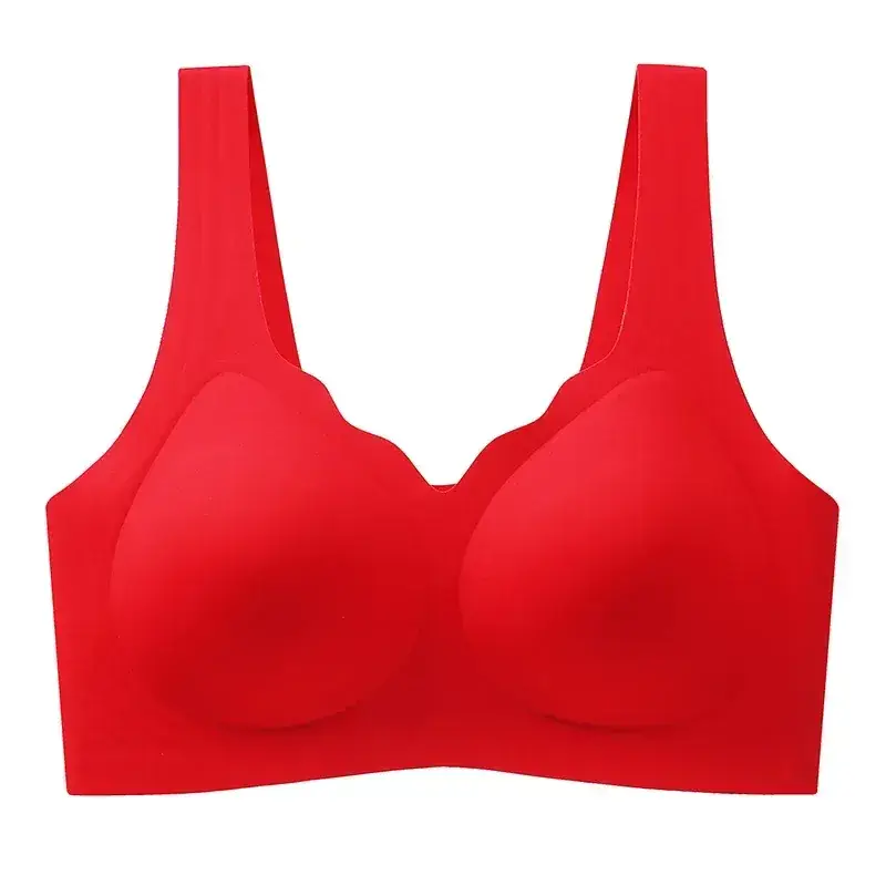 2023 Wireless Sports Bra Black Full Cup Support - Image 33