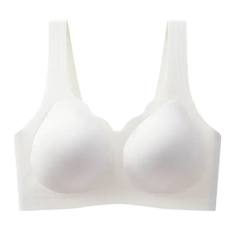 2023 Wireless Sports Bra Black Full Cup Support - Image 4