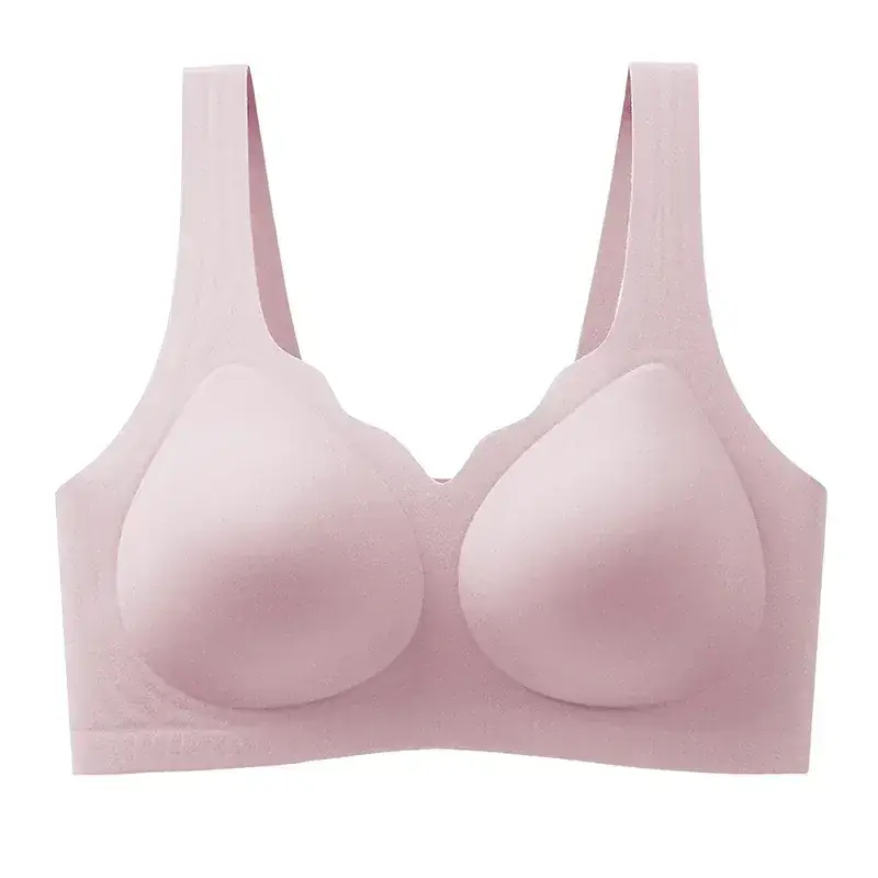 2023 Wireless Sports Bra Black Full Cup Support - Image 8