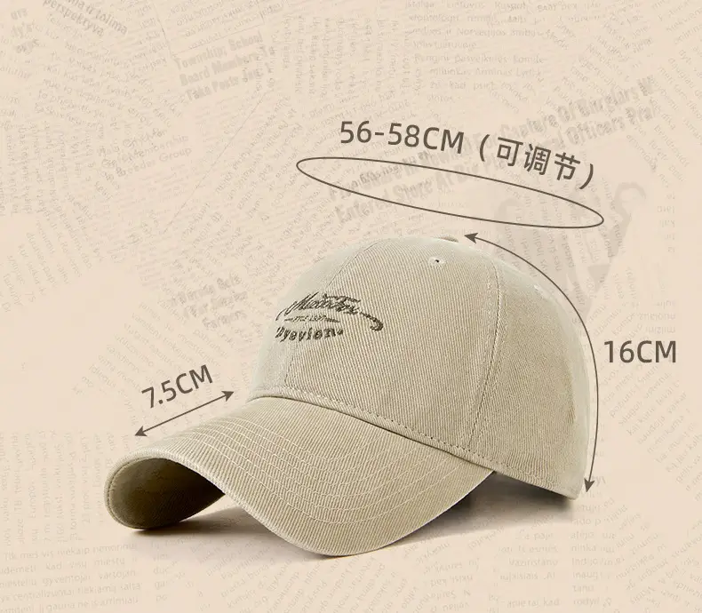 Retro Letter Embroidered Baseball Cap for Men Women — feature 16