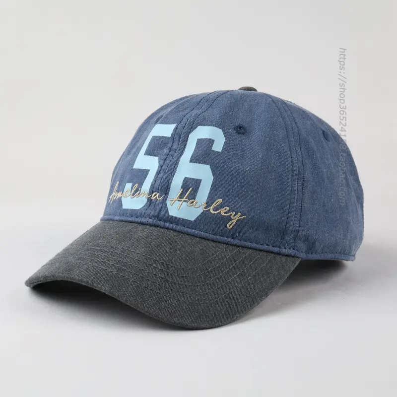 American Retro Baseball Cap Women Men Sun Proof Peaked - Image 3