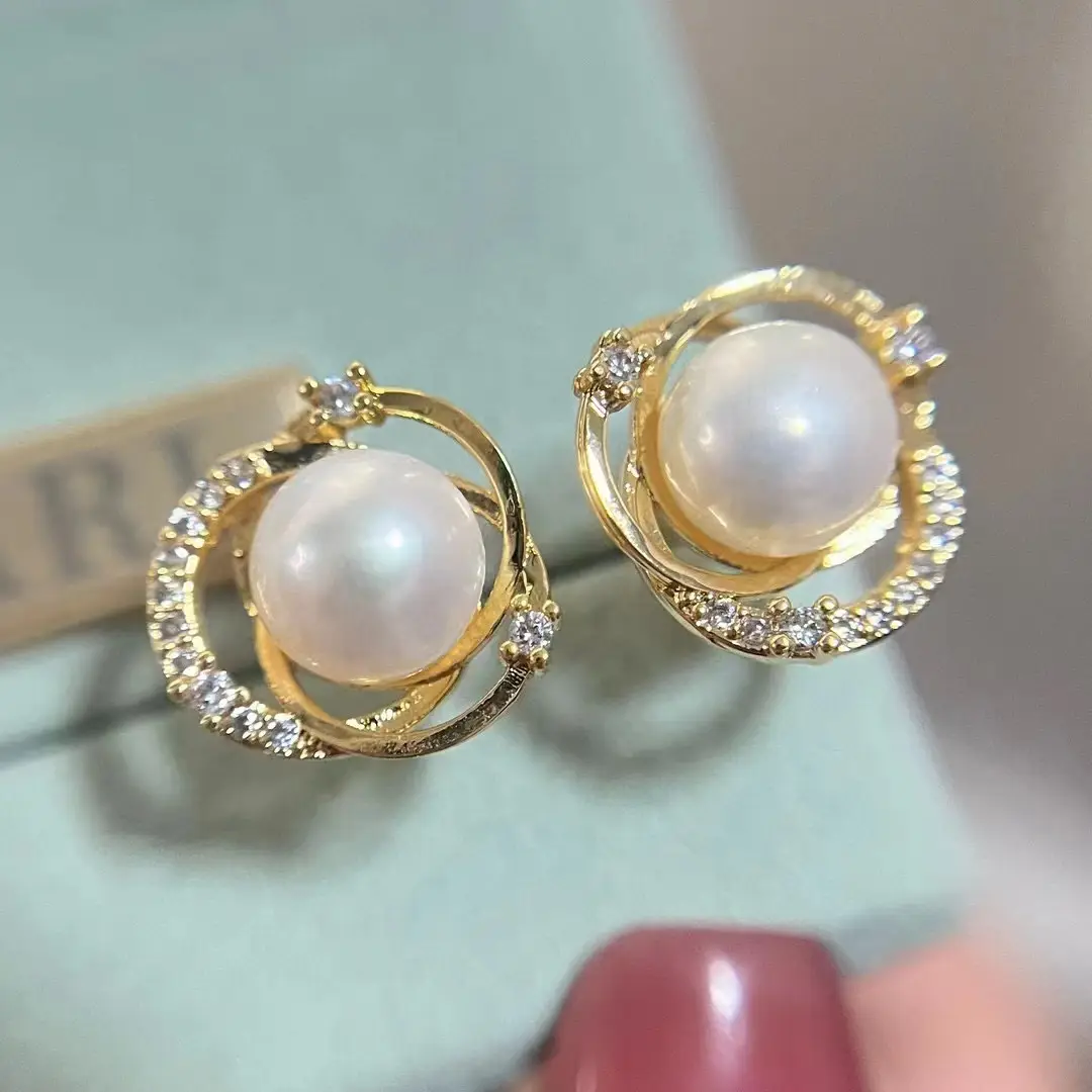925 Silver Pearl Earrings for Women - Image 4