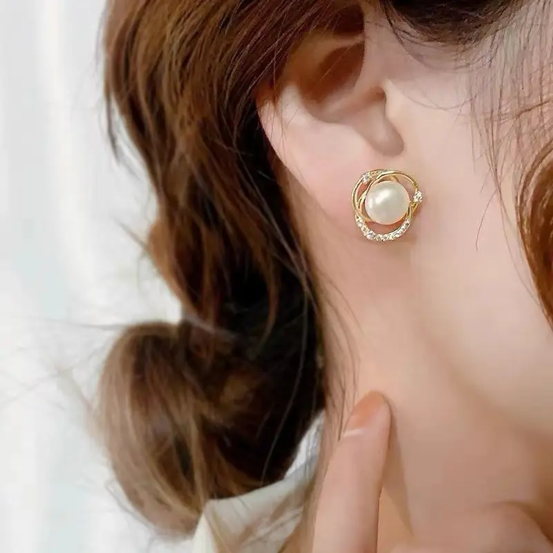 925 Silver Pearl Earrings for Women - Image 5