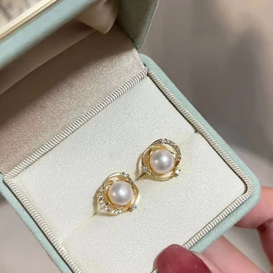 925 Silver Pearl Earrings for Women - Image 6
