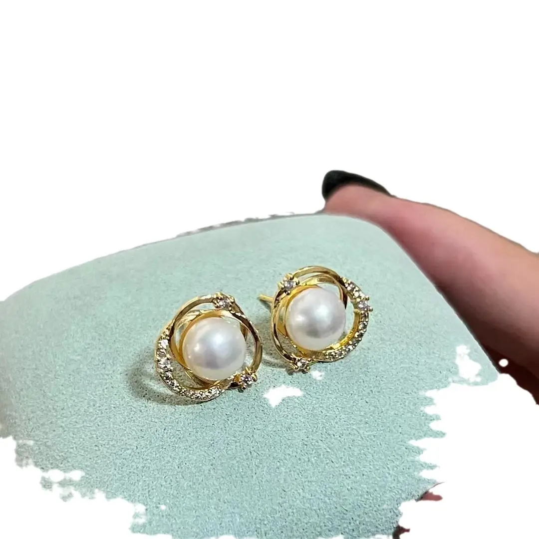 925 Silver Pearl Earrings for Women - Image 7