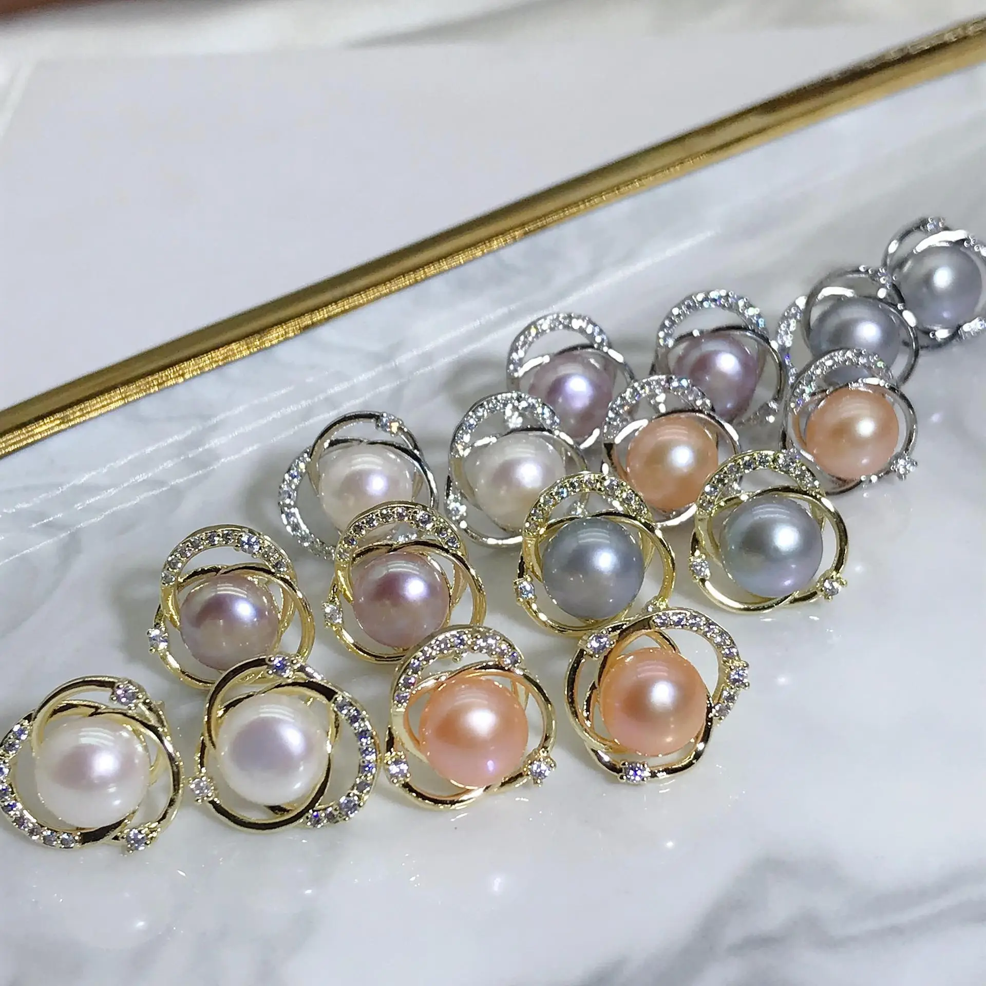 925 Silver Pearl Earrings for Women — feature 4