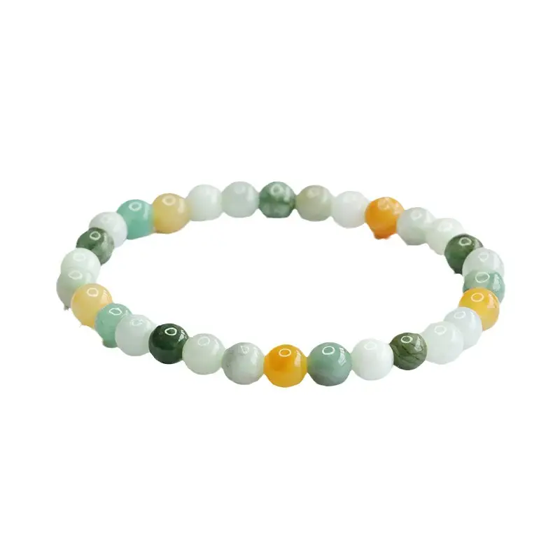Multicolored Jade Bracelet for Women - Image 6