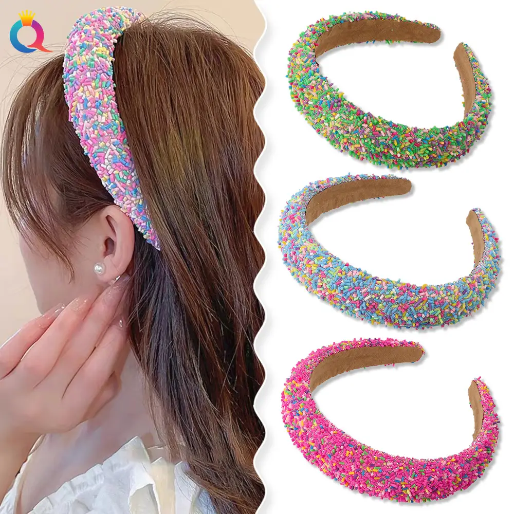 Colorful Skull Top Headband for Girls European American Candy Color - Image 11