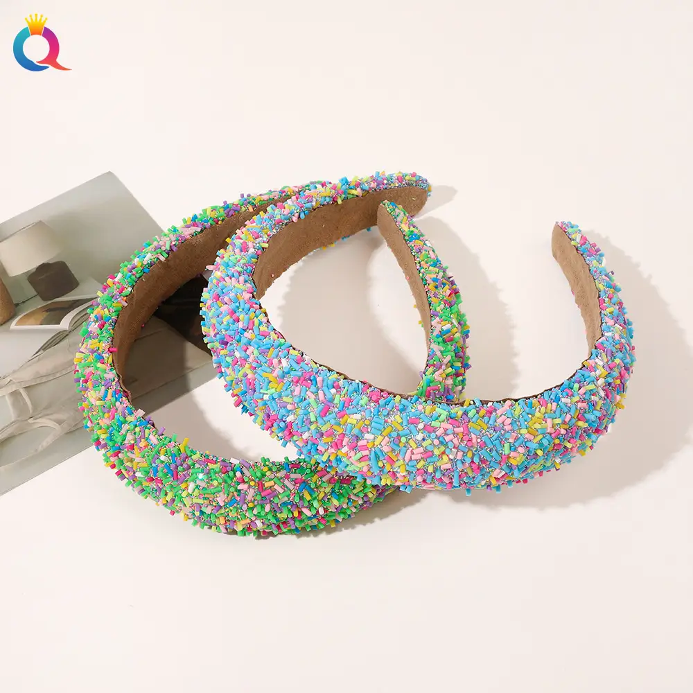 Colorful Skull Top Headband for Girls European American Candy Color - Image 12