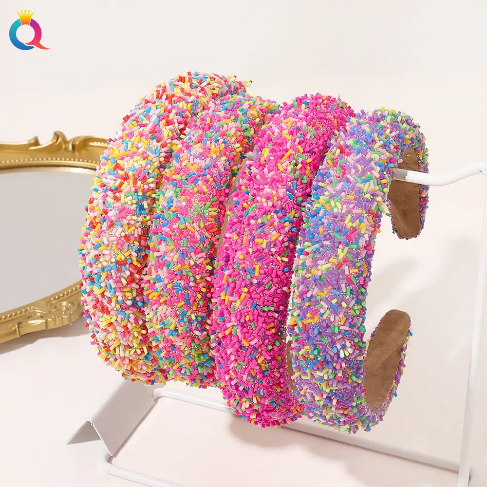 Colorful Skull Top Headband for Girls European American Candy Color — feature 20