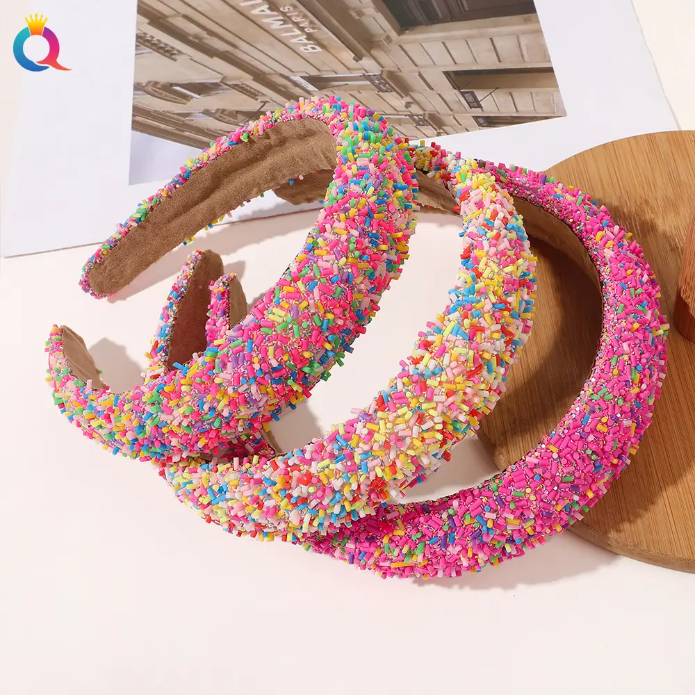 Colorful Skull Top Headband for Girls European American Candy Color — feature 21