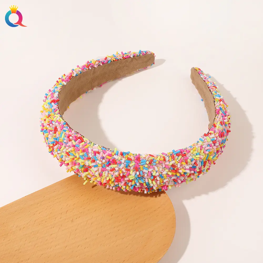 Colorful Skull Top Headband for Girls European American Candy Color - Image 2