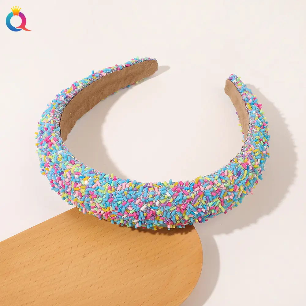 Colorful Skull Top Headband for Girls European American Candy Color - Image 3
