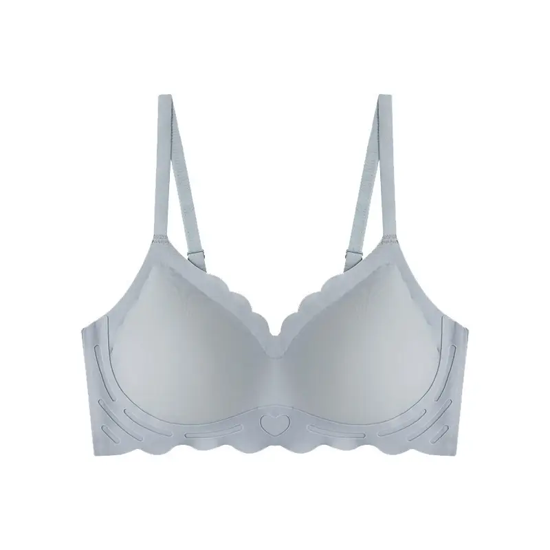Seamless Intimates for Women, Soft Support, Thin, Small Breast Push-Up, Anti-Sagging, No Rims, Comfortable Bra, Soft
