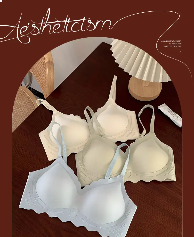 Seamless Intimates for Women, Soft Support, Thin, Small Breast Push-Up, Anti-Sagging, No Rims, Comfortable Bra, Soft — feature 1