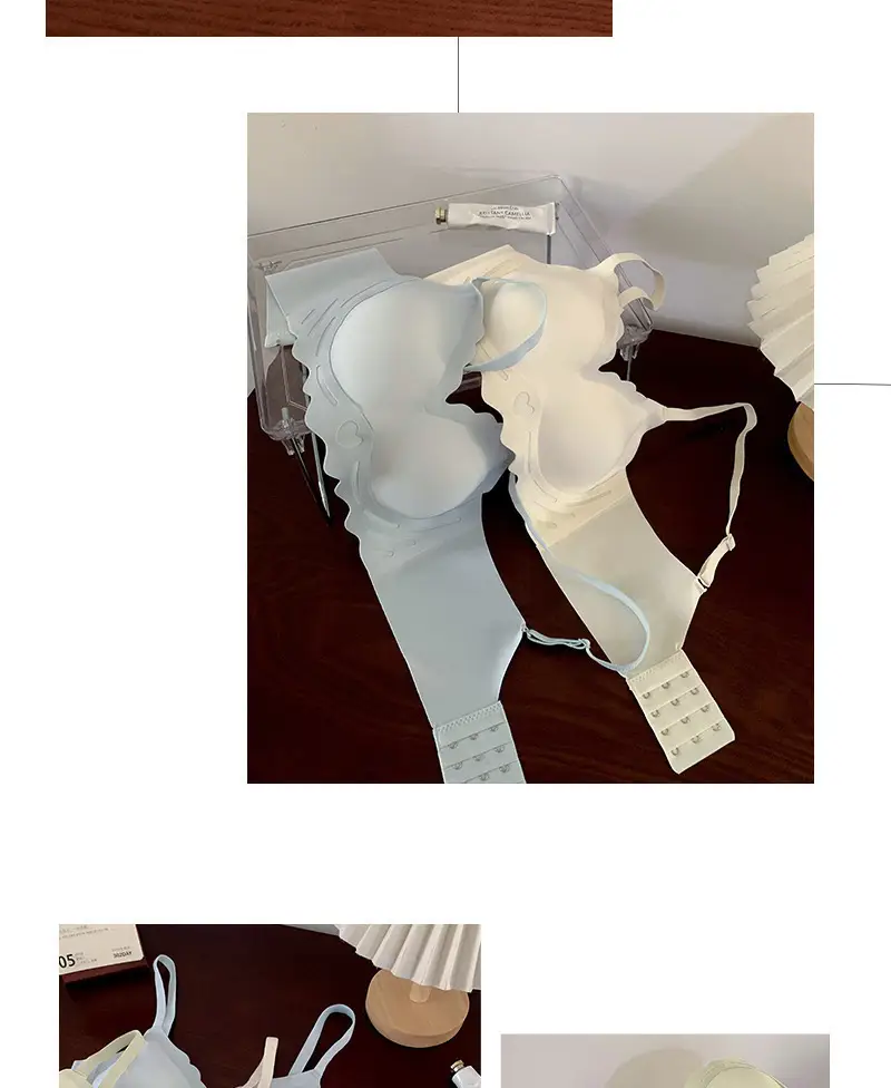 Seamless Intimates for Women, Soft Support, Thin, Small Breast Push-Up, Anti-Sagging, No Rims, Comfortable Bra, Soft — feature 21