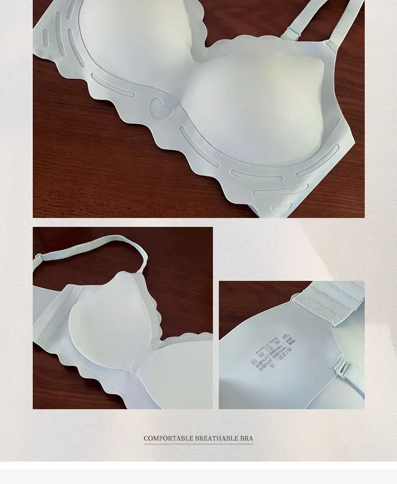Seamless Intimates for Women, Soft Support, Thin, Small Breast Push-Up, Anti-Sagging, No Rims, Comfortable Bra, Soft — feature 3