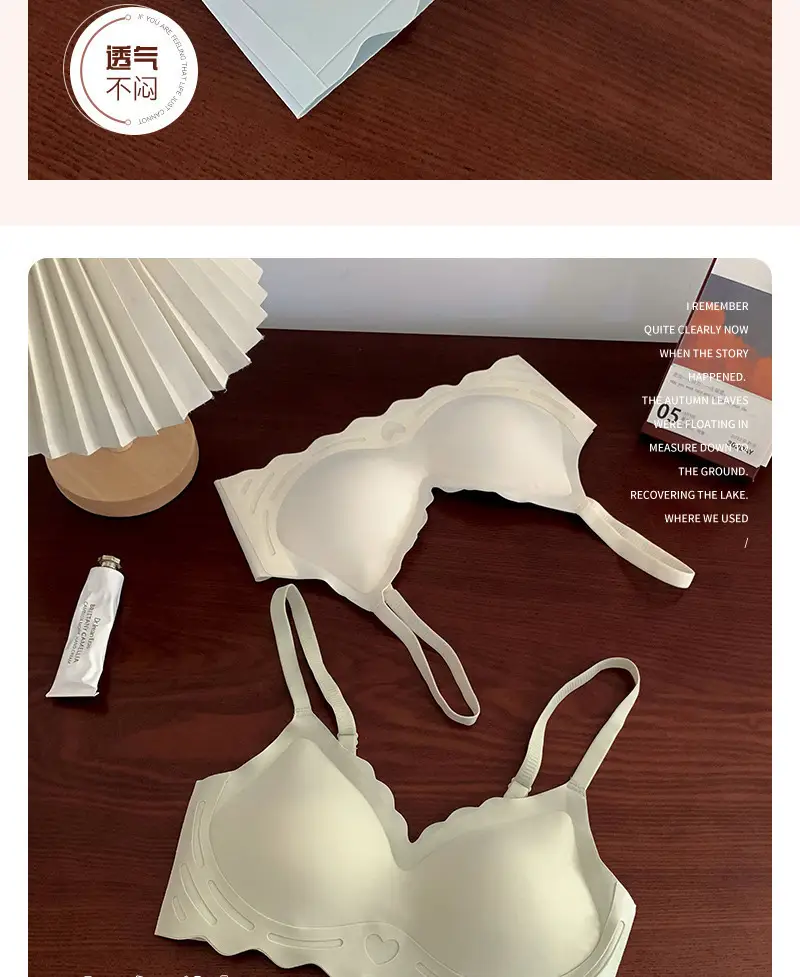 Seamless Intimates for Women, Soft Support, Thin, Small Breast Push-Up, Anti-Sagging, No Rims, Comfortable Bra, Soft — feature 6