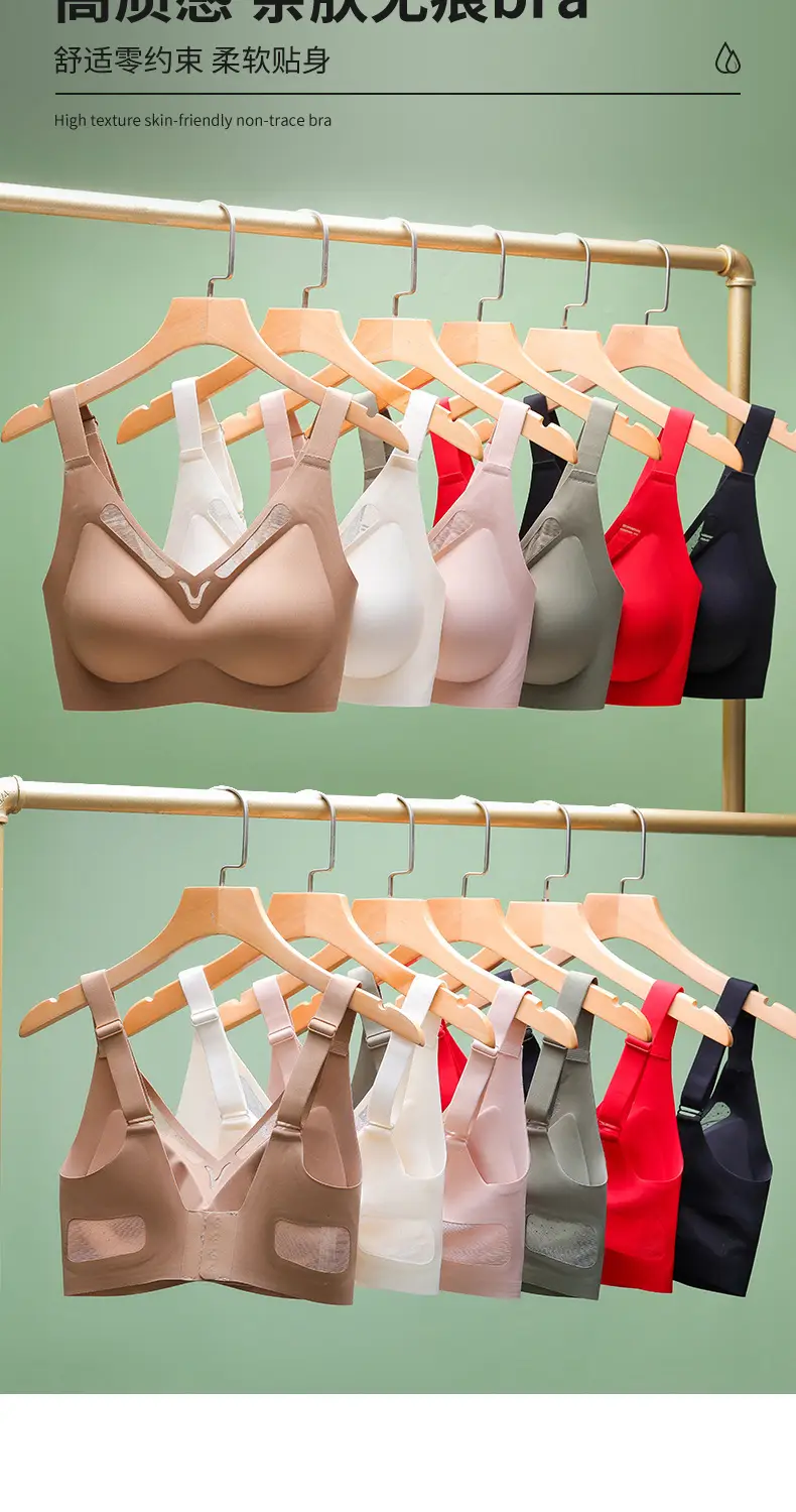 White Seamless Back Support Bra for Large Bust — feature 16