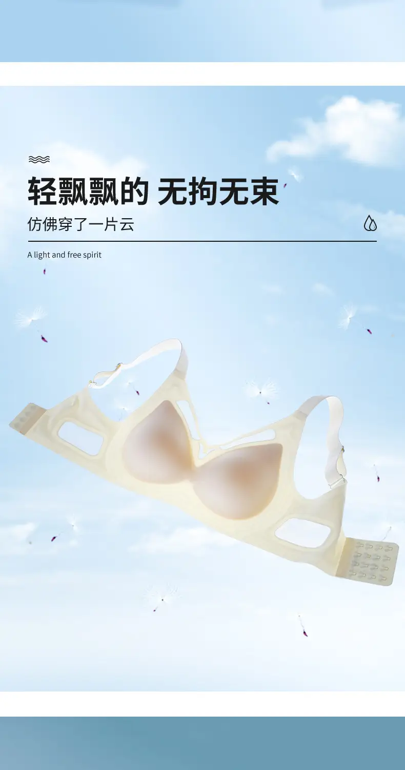 White Seamless Back Support Bra for Large Bust — feature 4