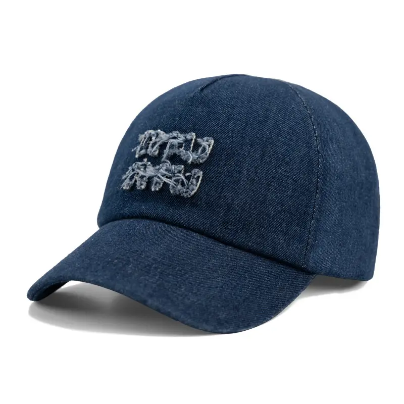 New Letter RIU Blue Baseball Cap Denim Retro Sun Hat - Image 2