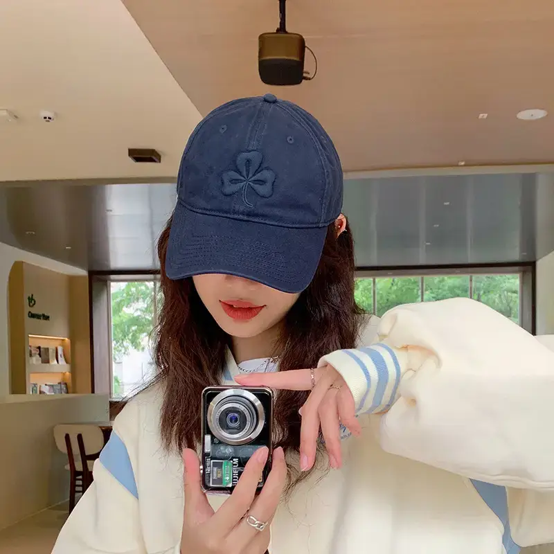 New Clover Embroidered Baseball Cap for Men Women - Image 4