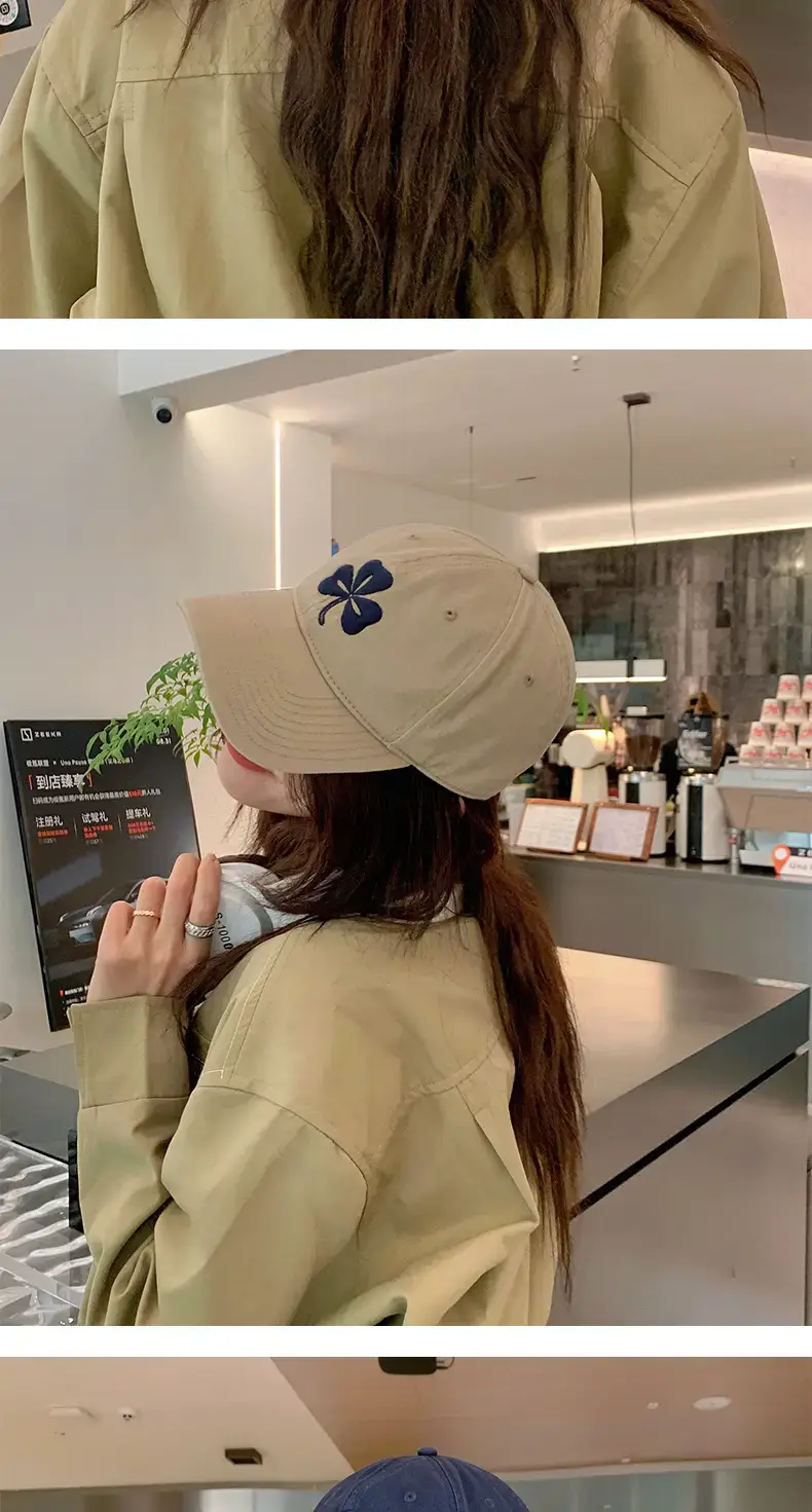 New Clover Embroidered Baseball Cap for Men Women — feature 10