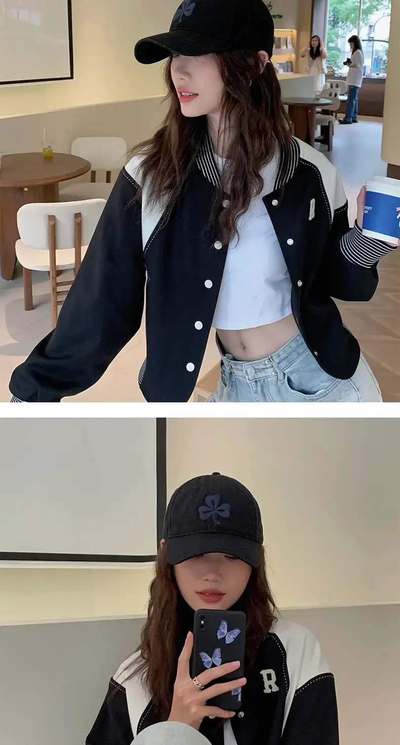 New Clover Embroidered Baseball Cap for Men Women — feature 13