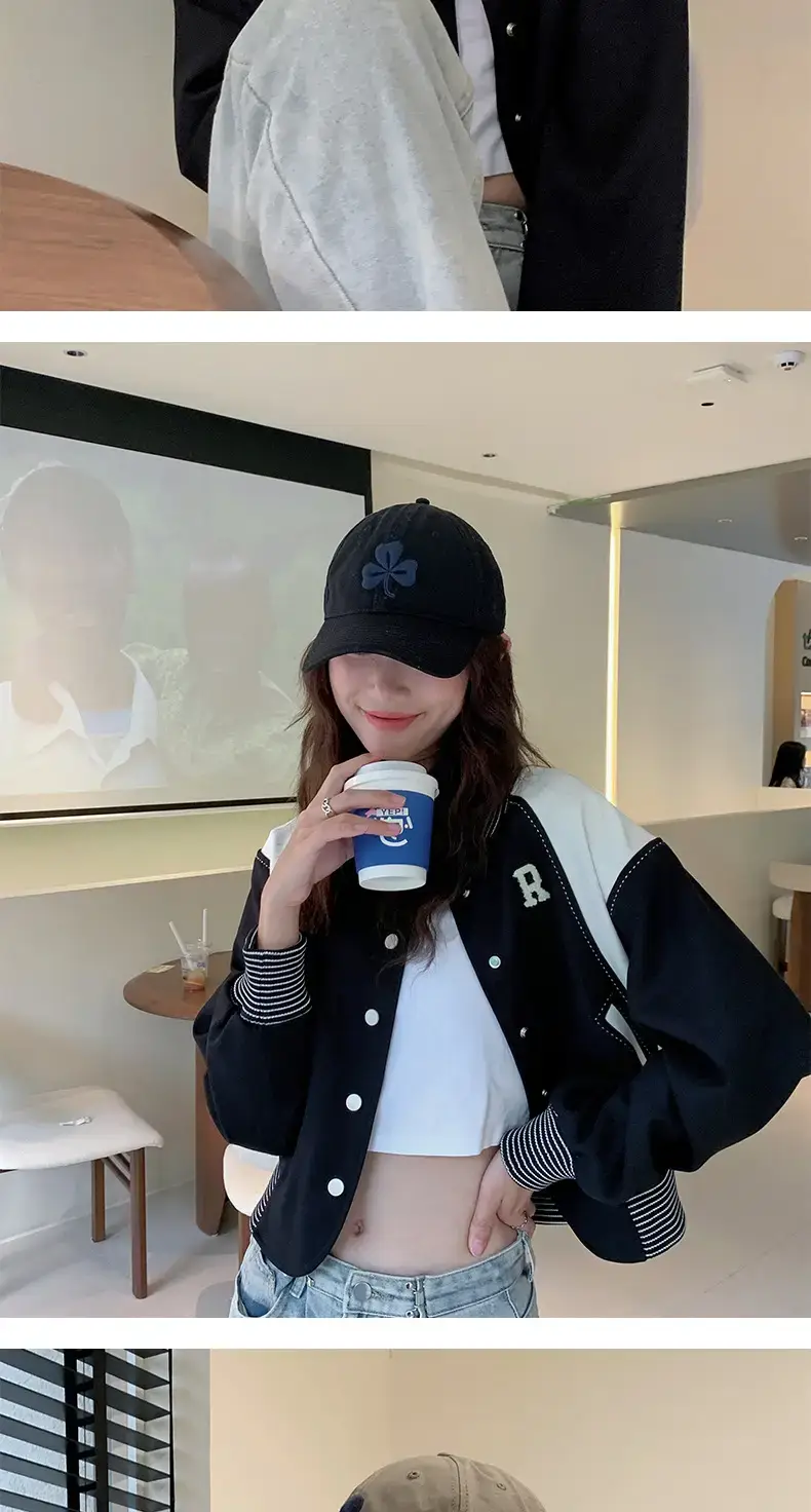 New Clover Embroidered Baseball Cap for Men Women — feature 14