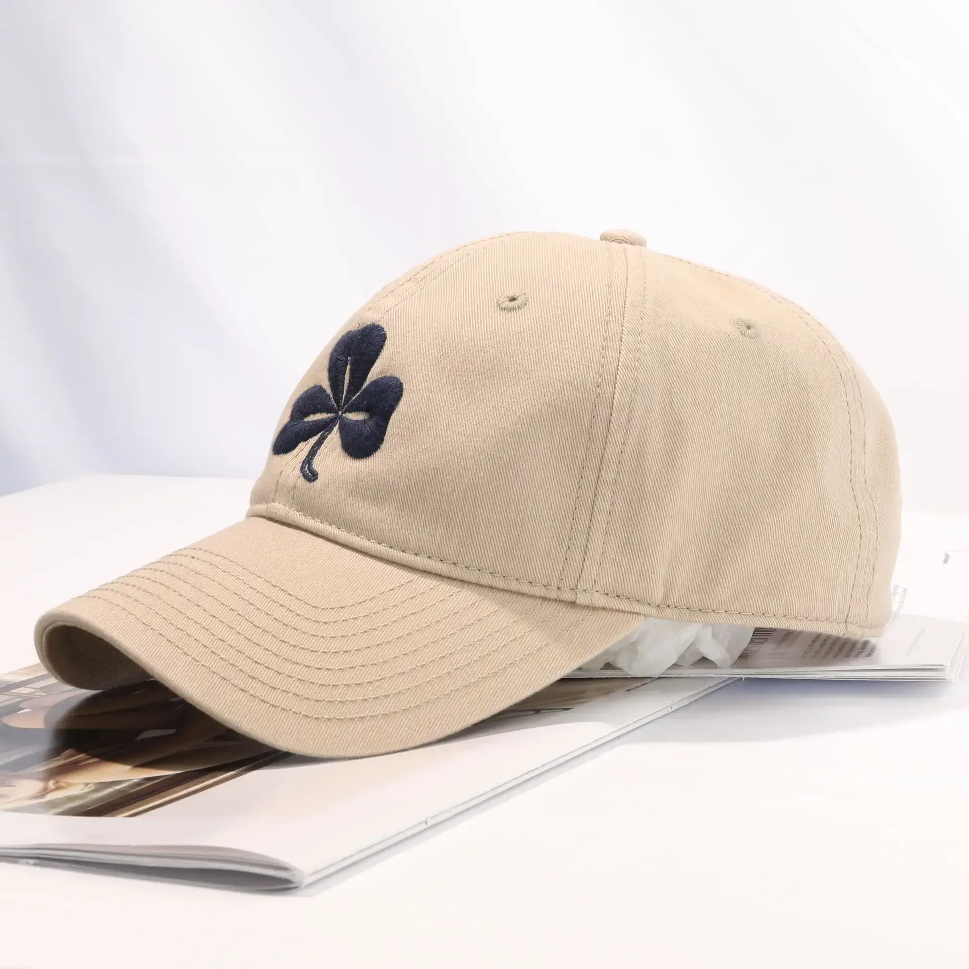 New Clover Embroidered Baseball Cap for Men Women - Image 2