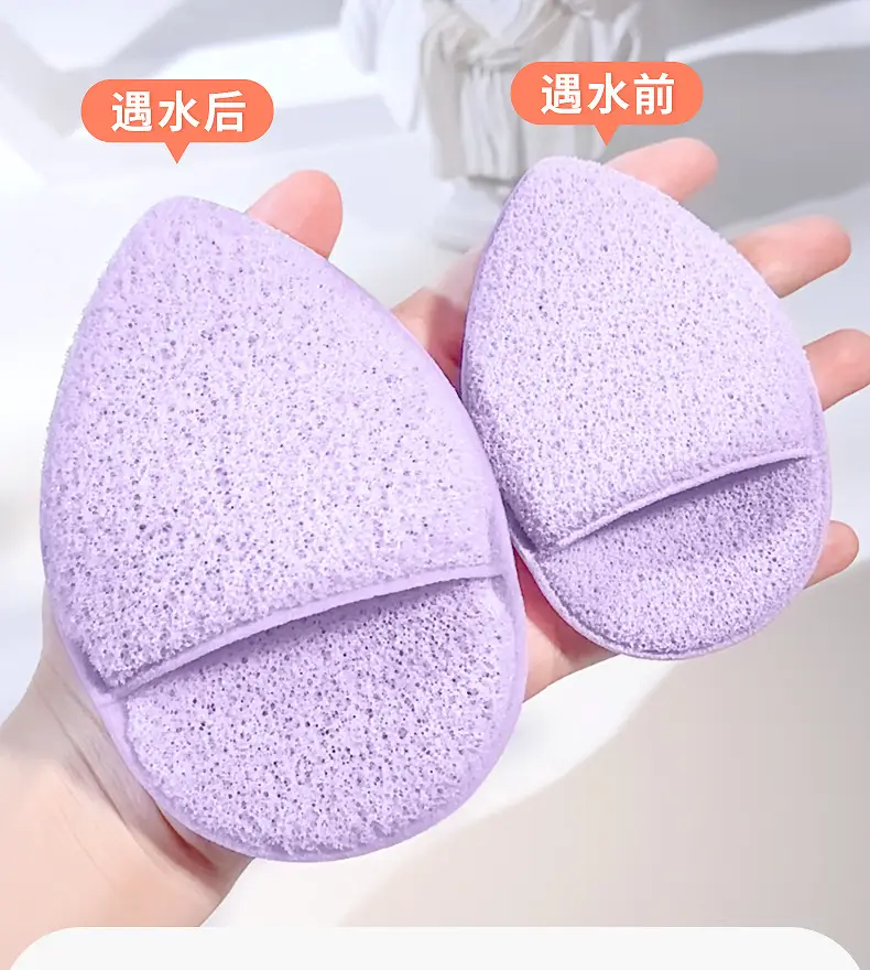 Soft Honey Tied Face Washing Puff with Lanyard — feature 12