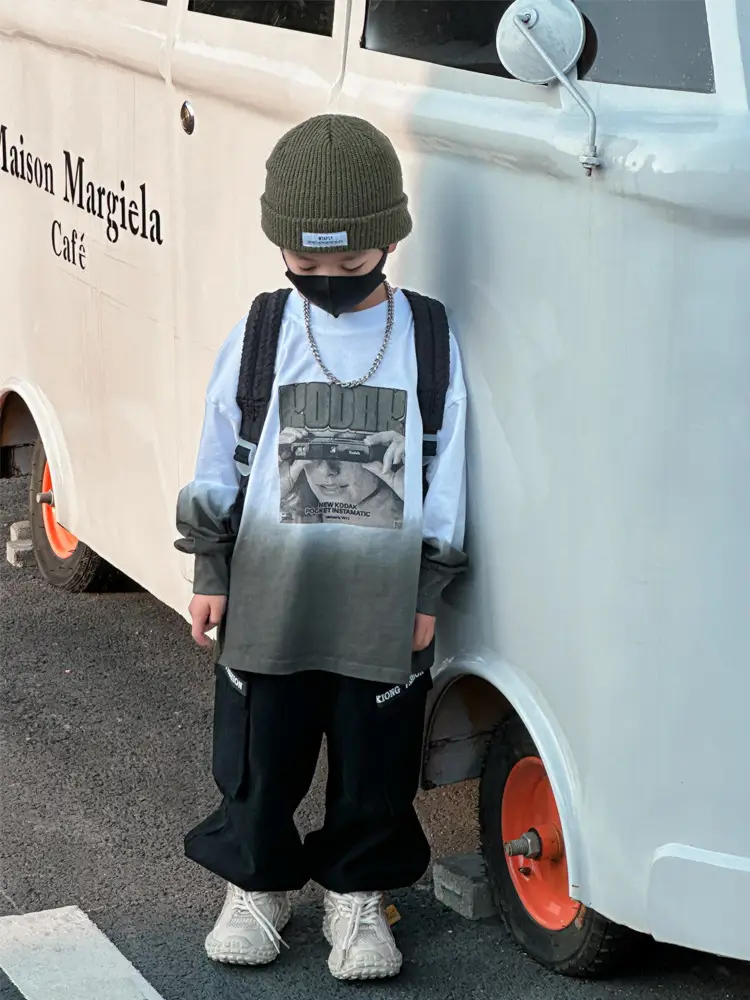 Boys Printed T-Shirt 2025 Autumn Graphic Design — feature 10