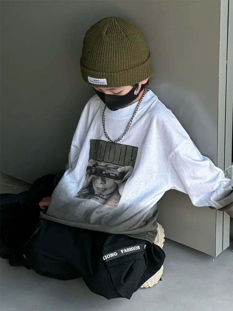 Boys Printed T-Shirt 2025 Autumn Graphic Design — feature 11