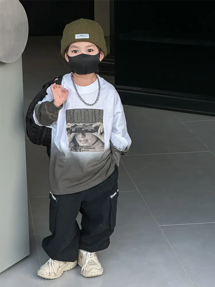 Boys Printed T-Shirt 2025 Autumn Graphic Design — feature 14