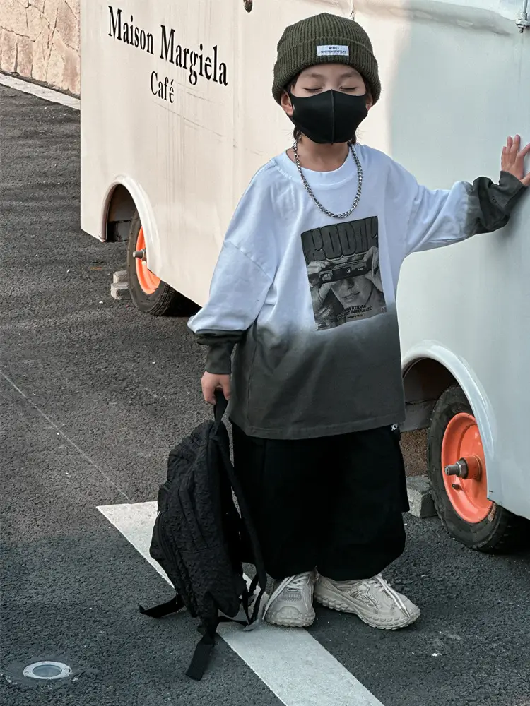 Boys Printed T-Shirt 2025 Autumn Graphic Design — feature 18
