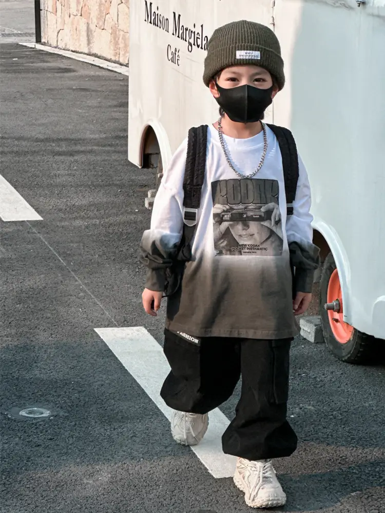 Boys Printed T-Shirt 2025 Autumn Graphic Design — feature 19
