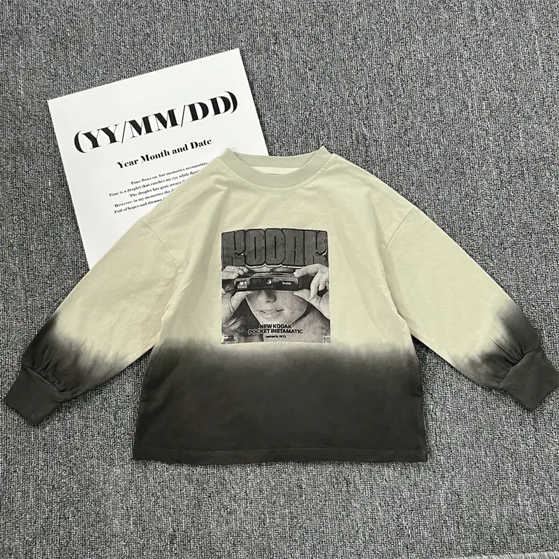 Boys Printed T-Shirt 2025 Autumn Graphic Design - Image 2